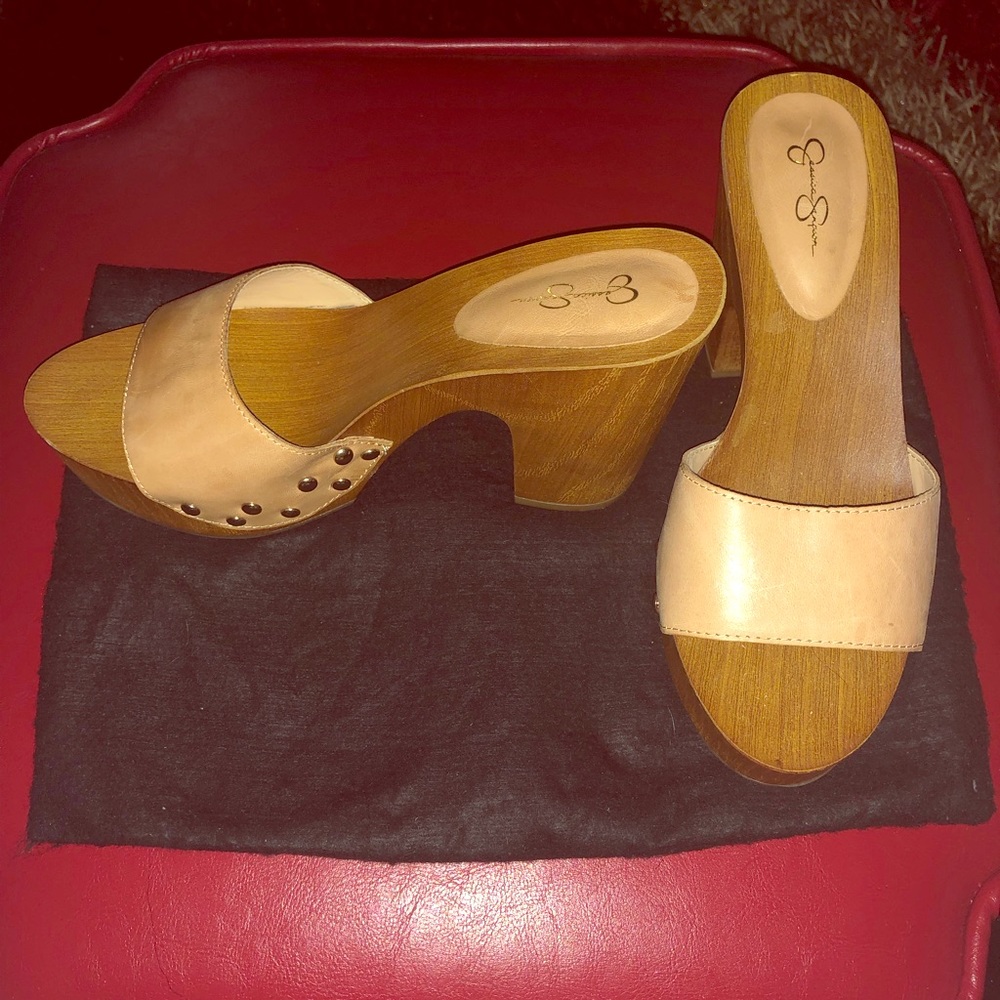 Jessica Simpson Slides!! Worn Once or Twice!!